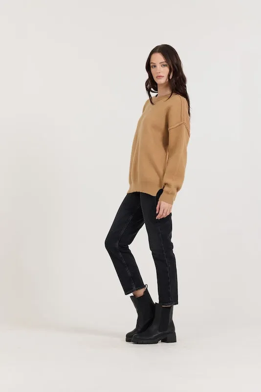 Camel/Red/Ivory Love Sweater sold by Vintage Havana product image thumbnail 4