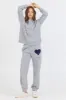 Heather Grey Essential Fleece Crew W/ Self Love Club Crewneck sold by Vintage Havana
