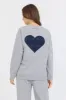 Heather Grey Essential Fleece Crew W/ Self Love Club Crewneck sold by Vintage Havana