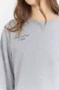 Heather Grey Essential Fleece Crew W/ Self Love Club Crewneck sold by Vintage Havana