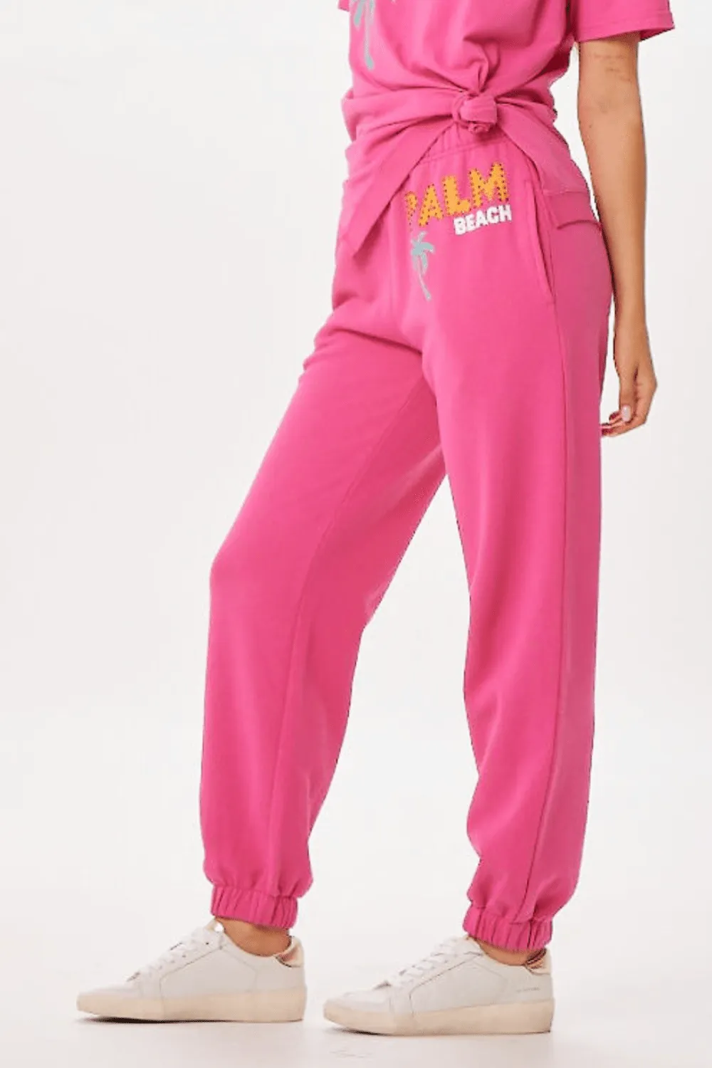 Hot Pink Palm Beach Jet Setter Surf Wash Jogger sold by Vintage Havana product image thumbnail 2