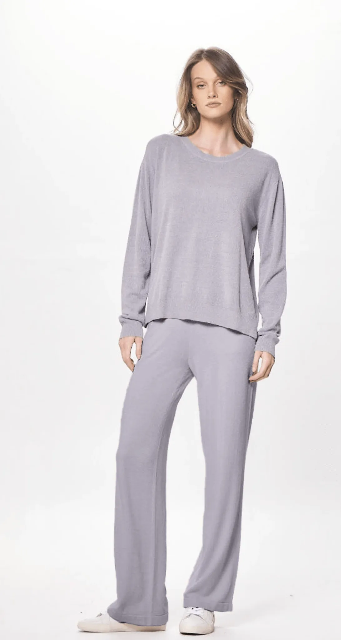 Cool Grey Plush Knit Crewneck sold by Vintage Havana product image thumbnail 3