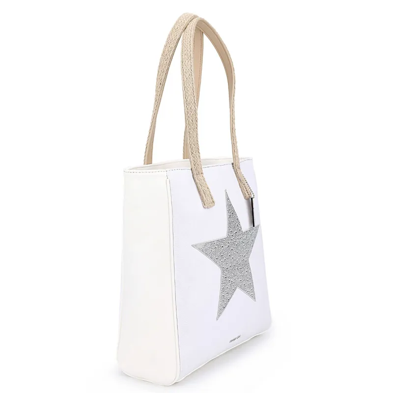 ANGELICA BAG - WHITE RHINESTONE sold by Vintage Havana
