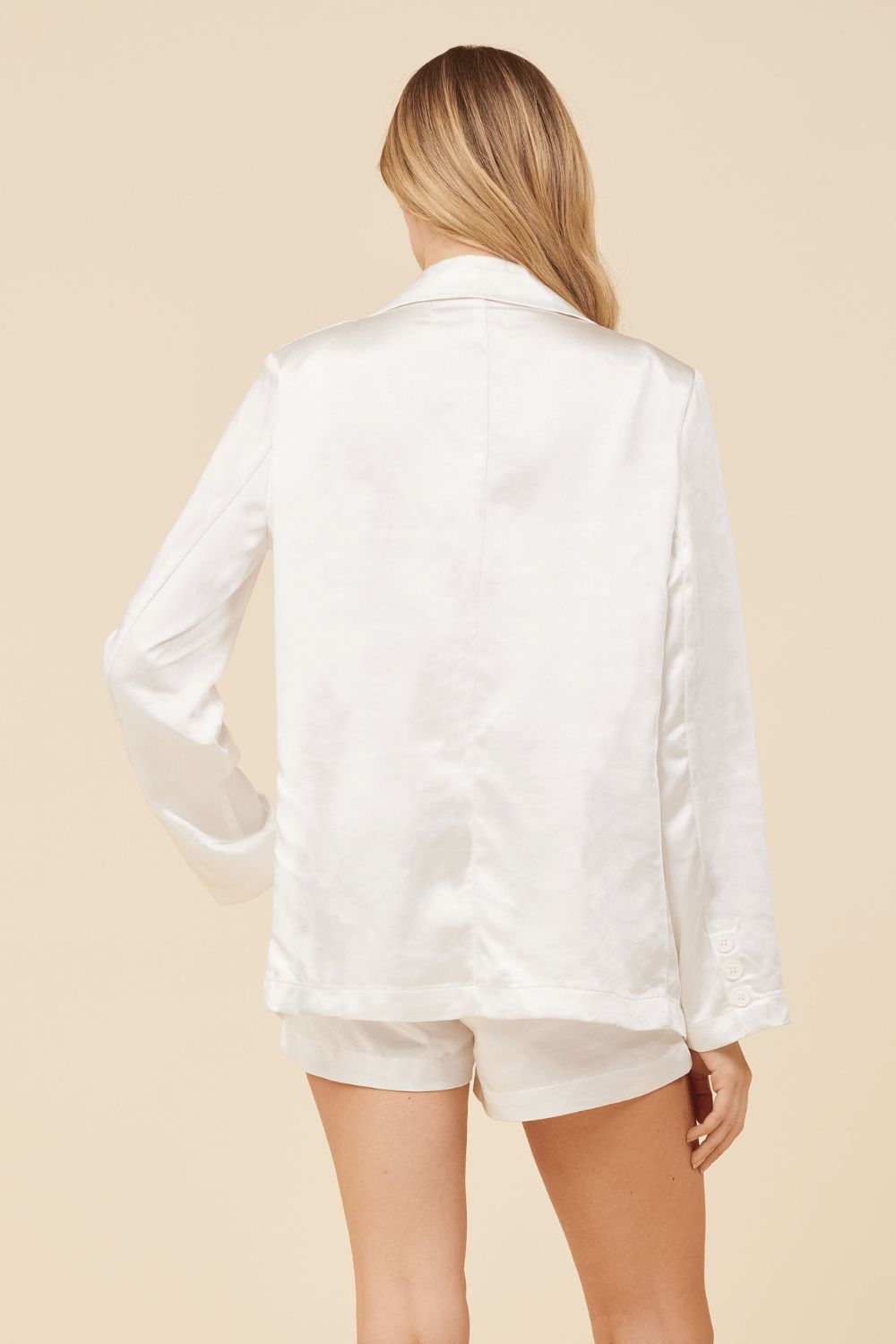 Ivory Heavy Satin Blazer sold by Vintage Havana product image thumbnail 2
