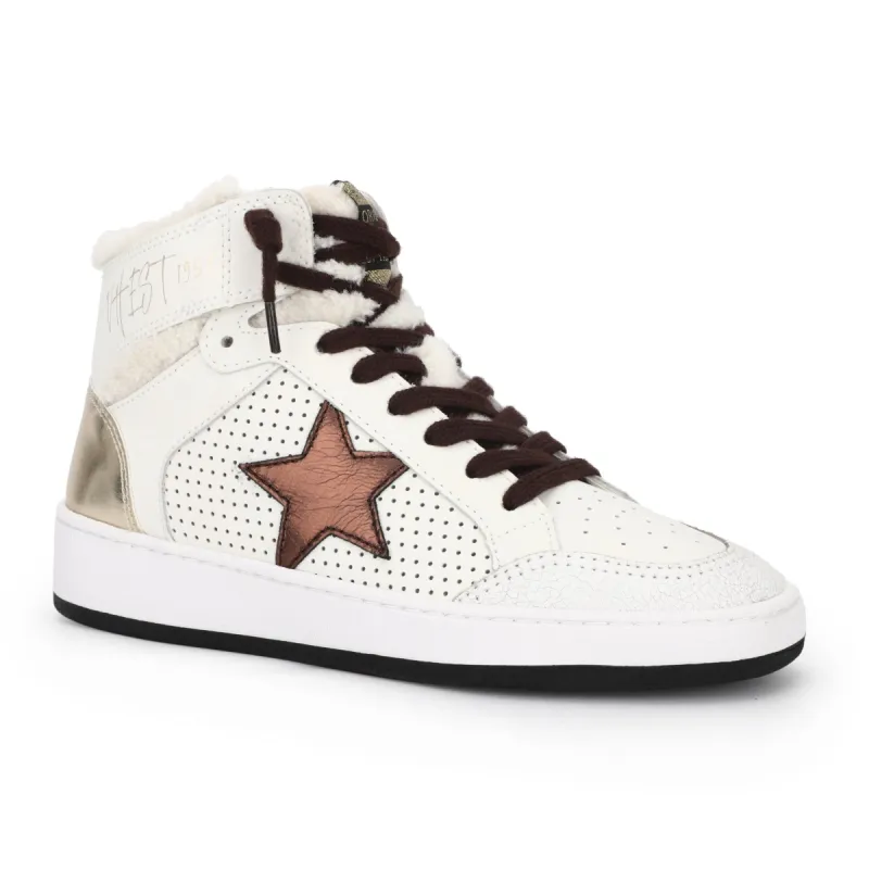 JOLENE - WHITE/BRONZE MULTI sold by Vintage Havana