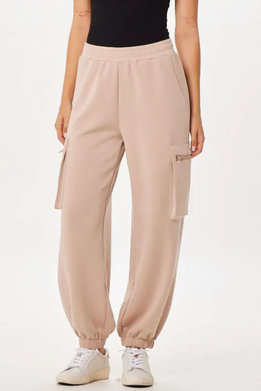 Nude Cloud Fleece Jogger w/ Side Pockets sold by Vintage Havana
