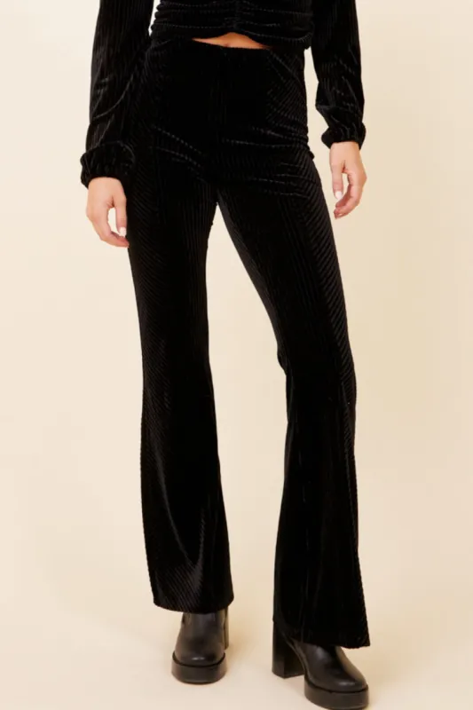 Black Velvet Cord Pant sold by Vintage Havana
