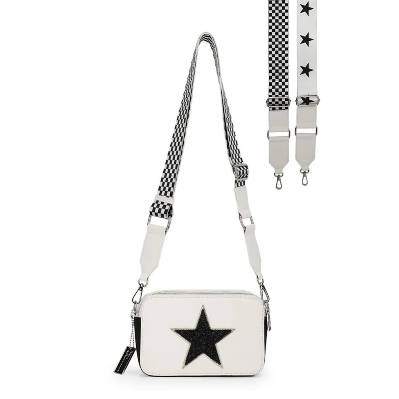 LINDA BAG- WHITE CHECKERED sold by Vintage Havana