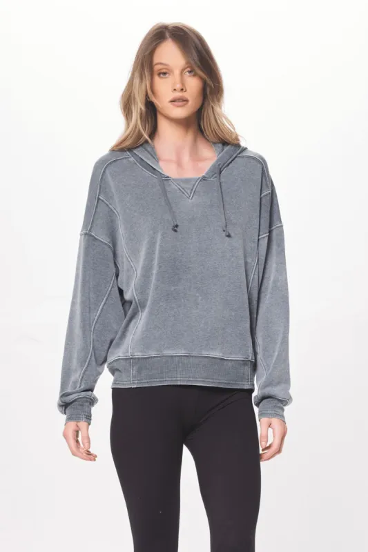 Hunter Green Cashmere Fleece Hoodie sold by Vintage Havana