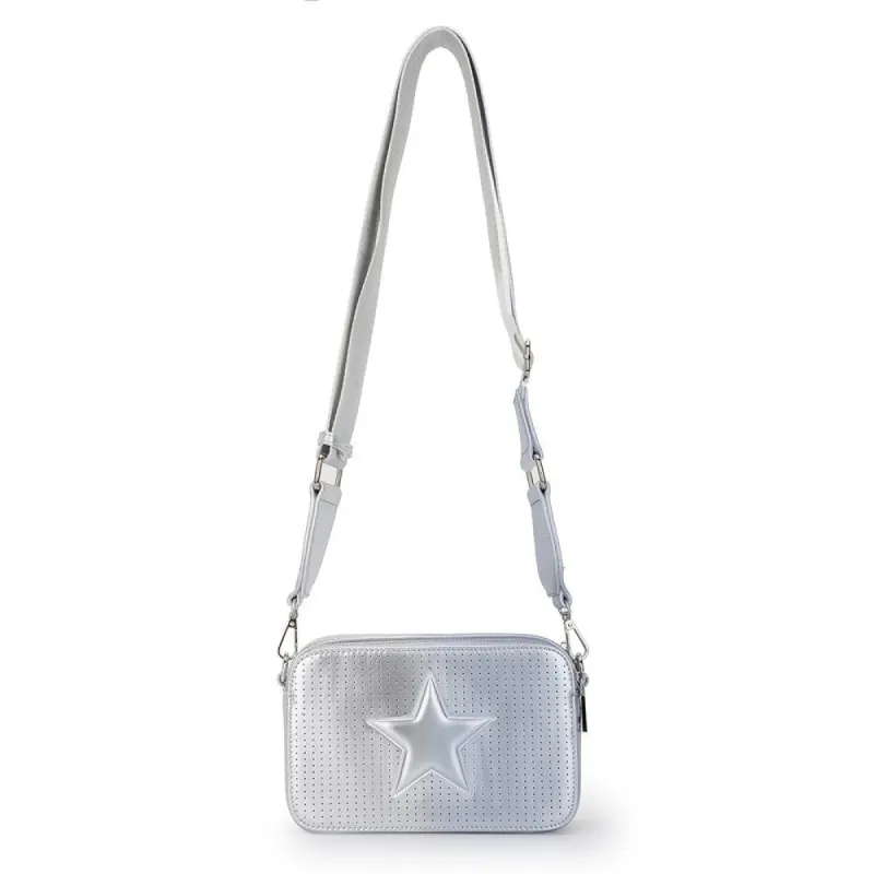DYNAMIC BAG- BLUE/ SILVER sold by Vintage Havana