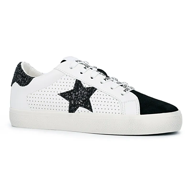 Gadol - White/ Black Glitter sold by Vintage Havana
