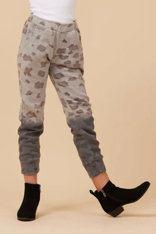 Large Leopard Print Dip Dye Jogger sold by Vintage Havana