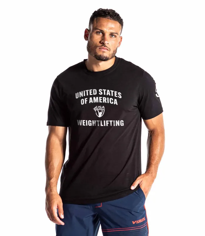 USA Weightlifting Classic Tee sold by Virgins Saints & Angels