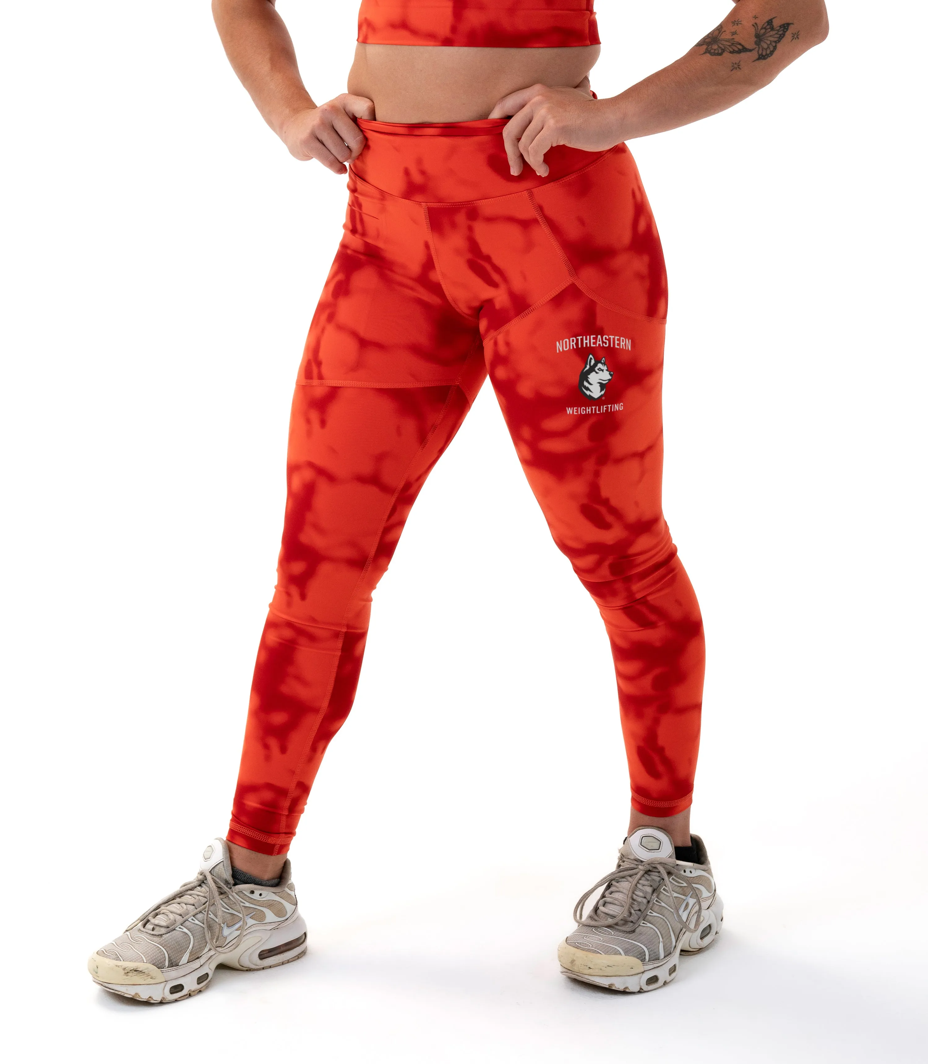 Northeastern University Asymmetric V2 Tech Pants sold by Virgins Saints & Angels product image thumbnail 2