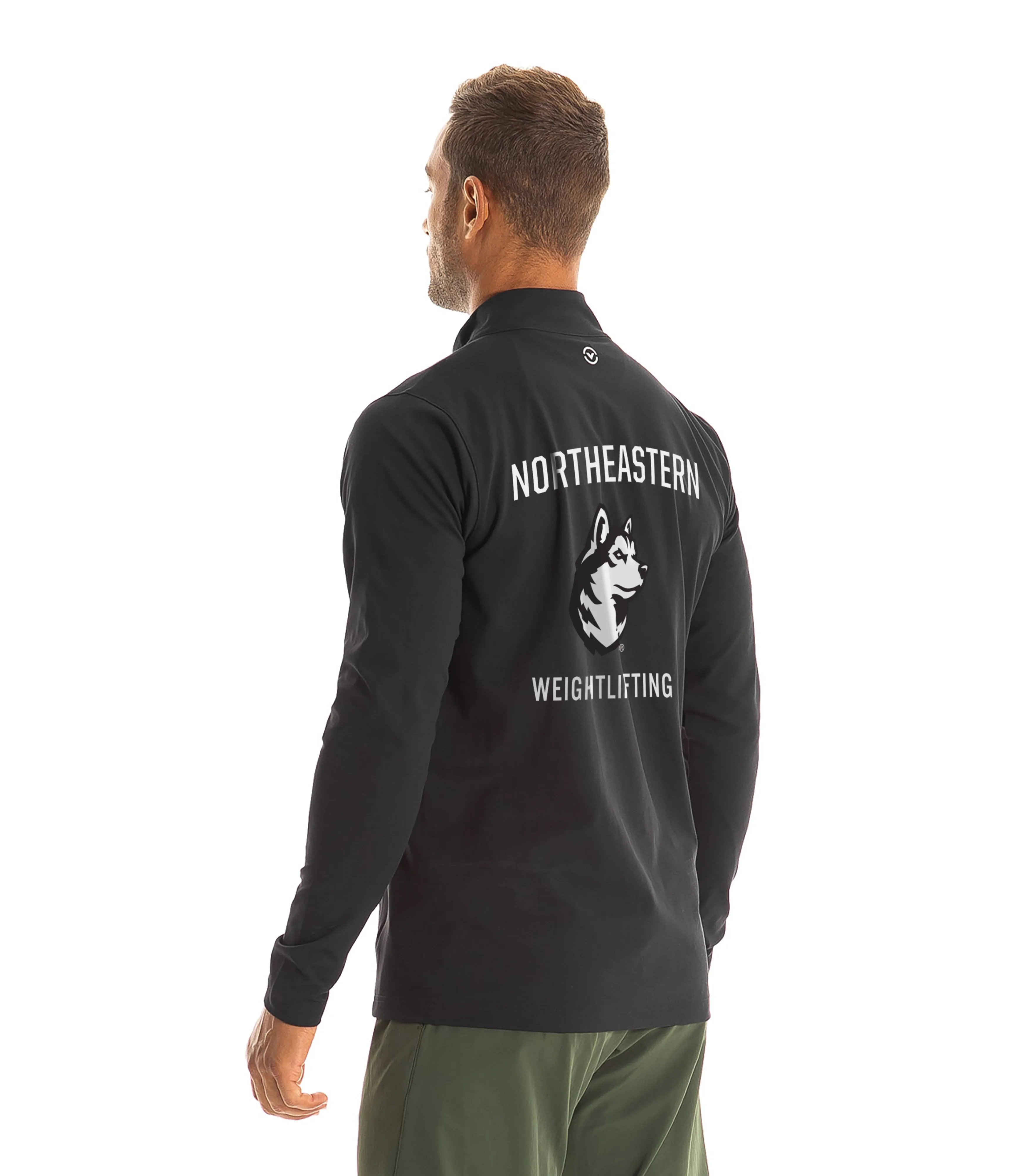 Northeastern University Tracer ½ Zip Pullover sold by Virgins Saints & Angels