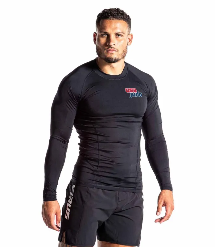 USA Judo Co31 L/S Rashguard made by Virgins Saints & Angels