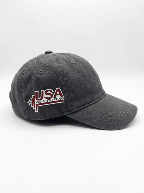 USAW Grey Dad Hat made by Virgins Saints & Angels