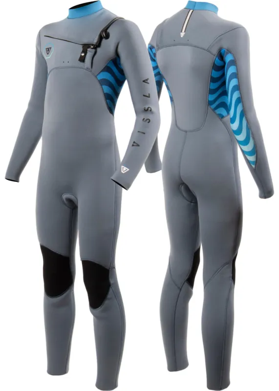 7 Seas Boys Shredder 3-2 Full Chest Zip Wetsuit sold by VISSLA