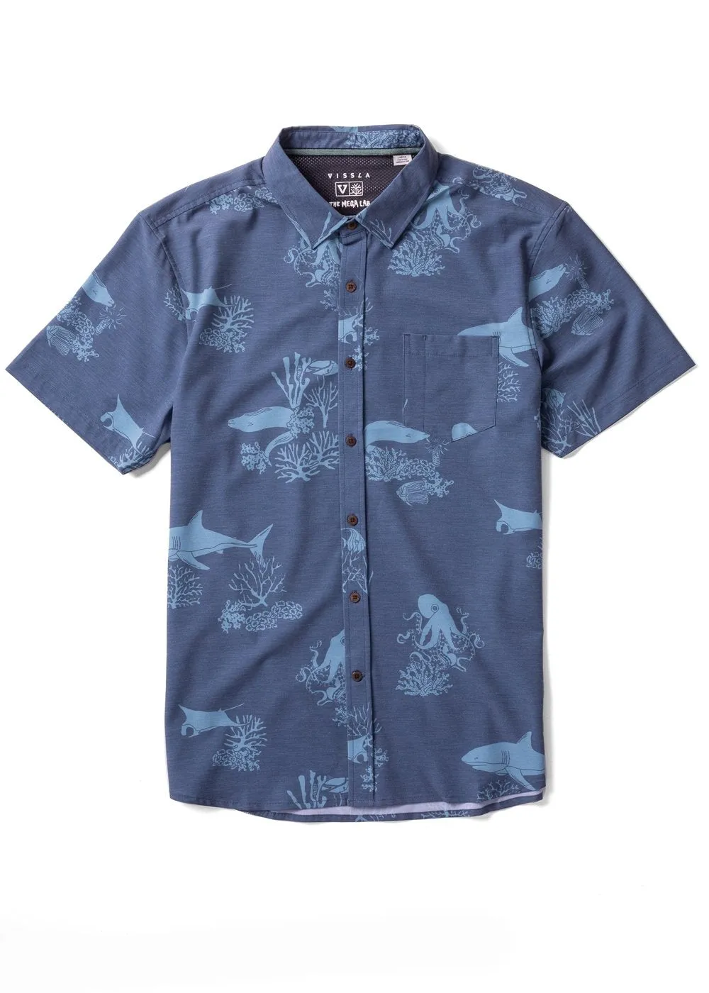 Mega Lab Hybrid Eco Short Sleeve Shirt sold by VISSLA