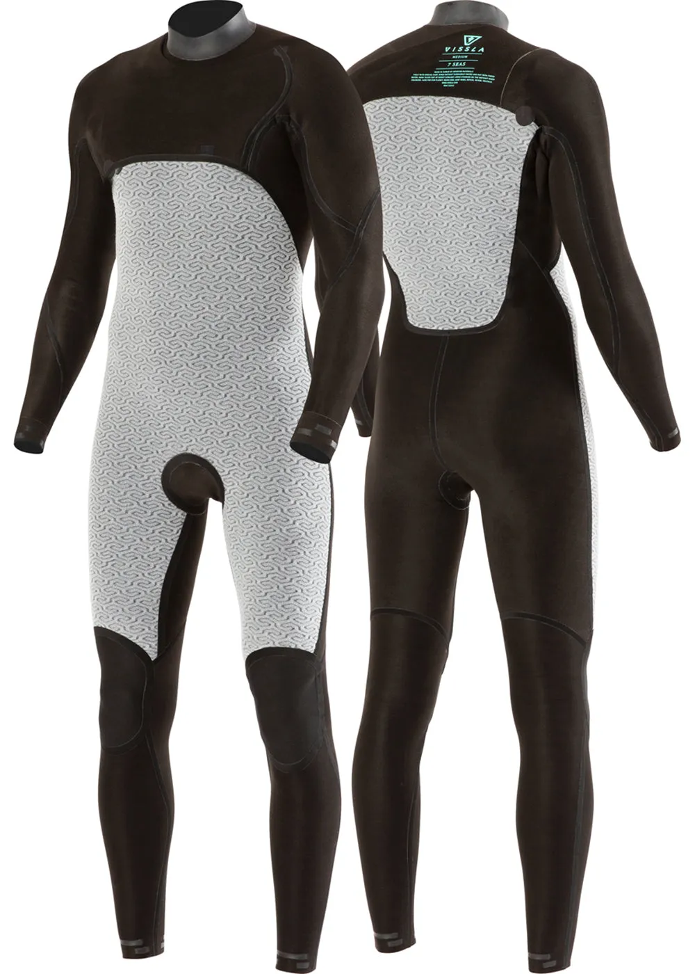 7 Seas Boys Shredder 4-3 Full Chest Zip Wetsuit sold by VISSLA product image thumbnail 2