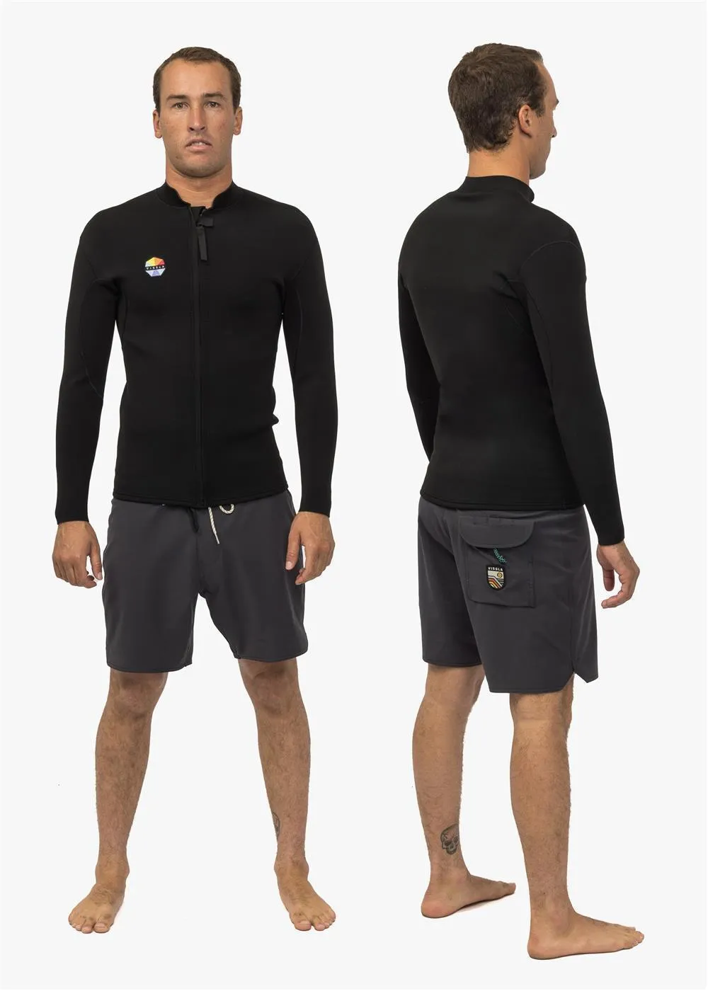 Solid Sets 2Mm Front Zip Wetsuit Jacket sold by VISSLA product image thumbnail 4