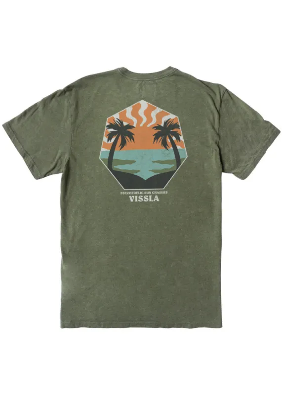 Psychedelic Palms Ss Tee sold by VISSLA