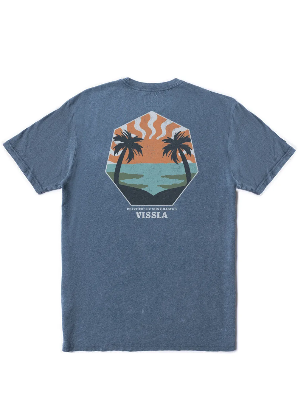 Psychedelic Palms Ss Tee sold by VISSLA