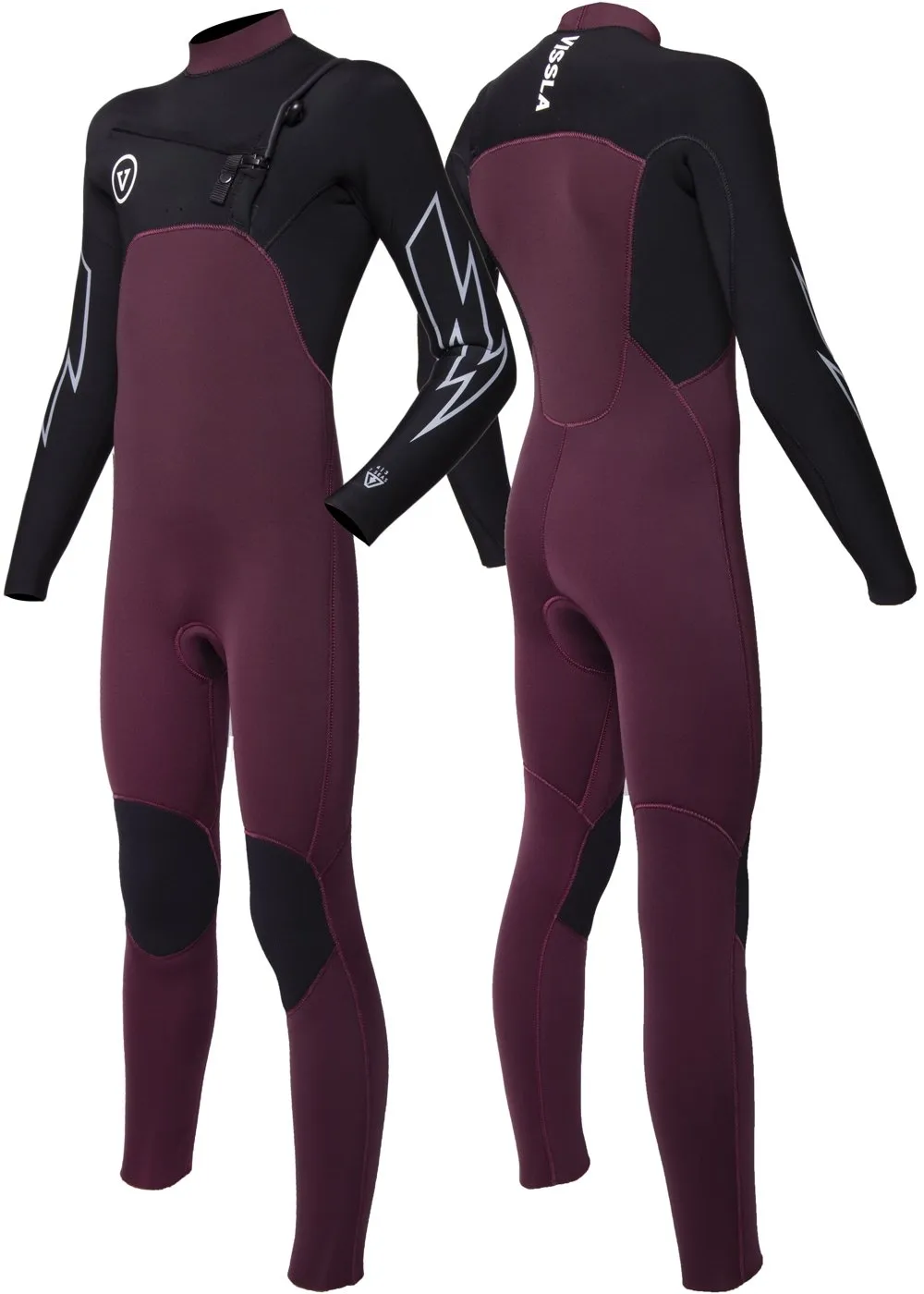 7 Seas Boys 3-2 Bolt Full Chest Zip Wetsuit sold by VISSLA product image thumbnail 4