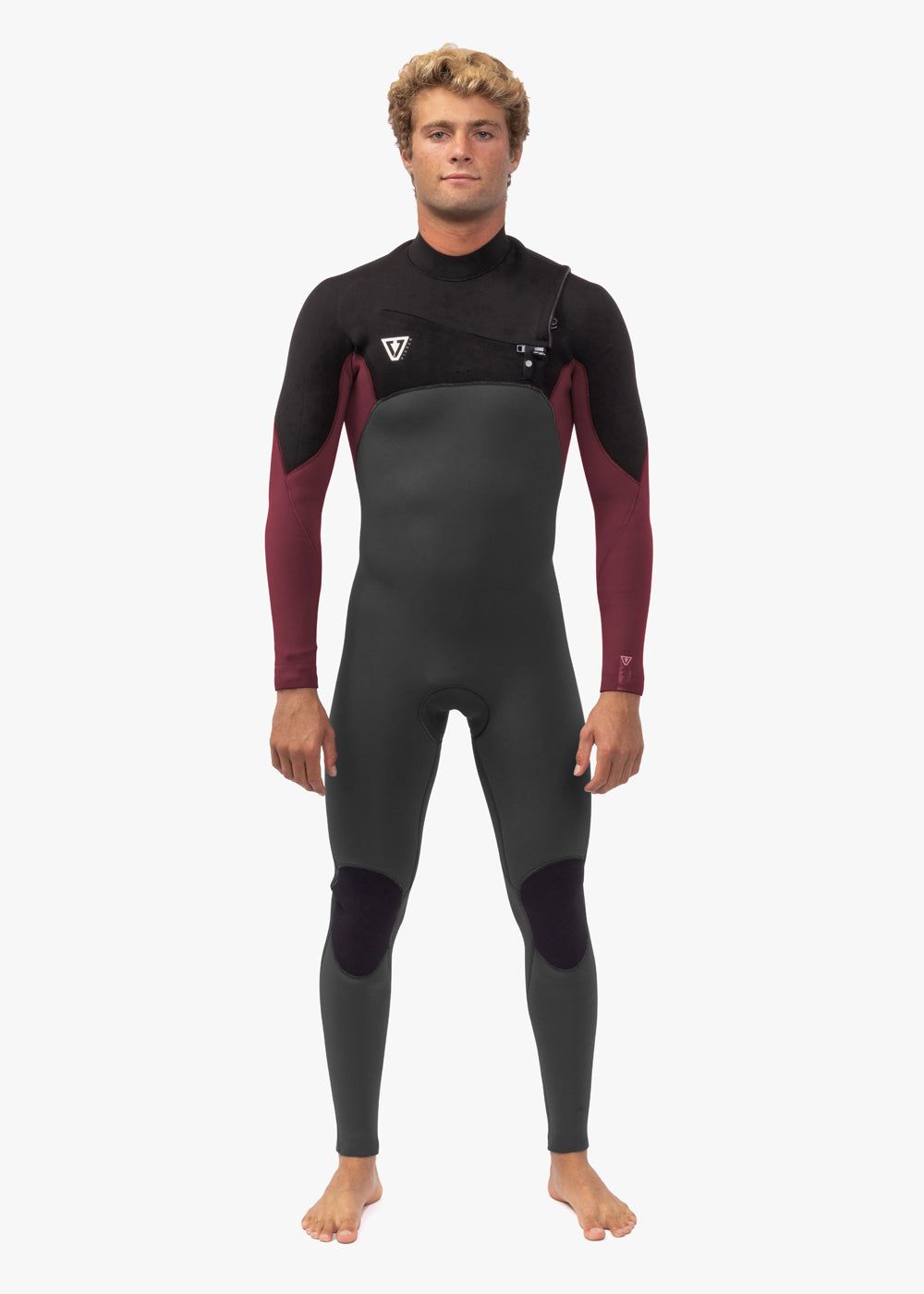7 Seas Comp 3-2 Full Chest Zip Wetsuit sold by VISSLA