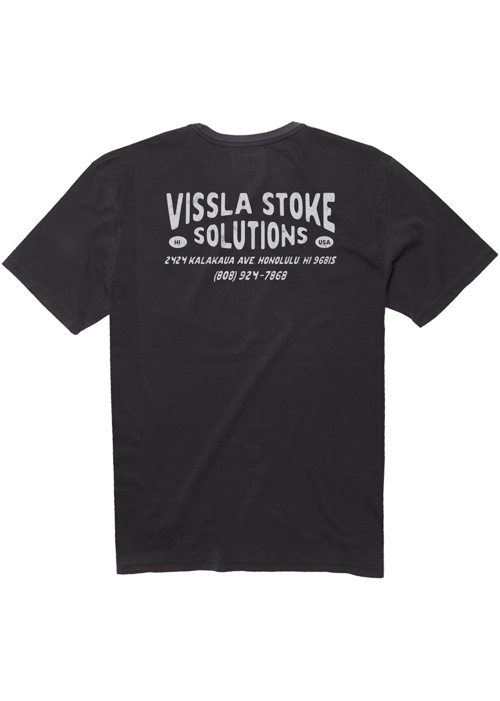 Stoke Solution Ss Pkt Tee sold by VISSLA