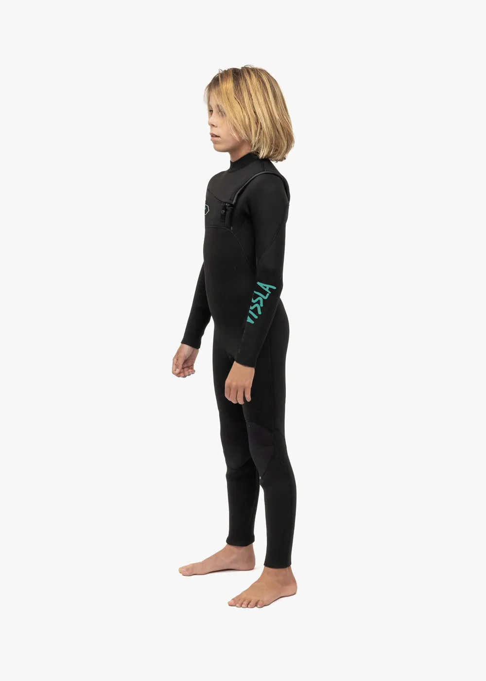 7 Seas 4-3 Boys Chest Zip Full Wetsuit sold by VISSLA product image thumbnail 3