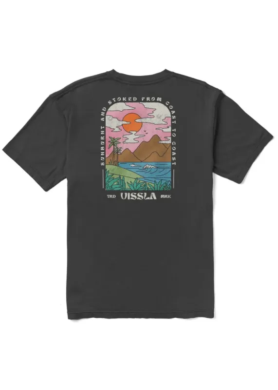 Sunburnt Coast Premium Pkt Tee made by VISSLA
