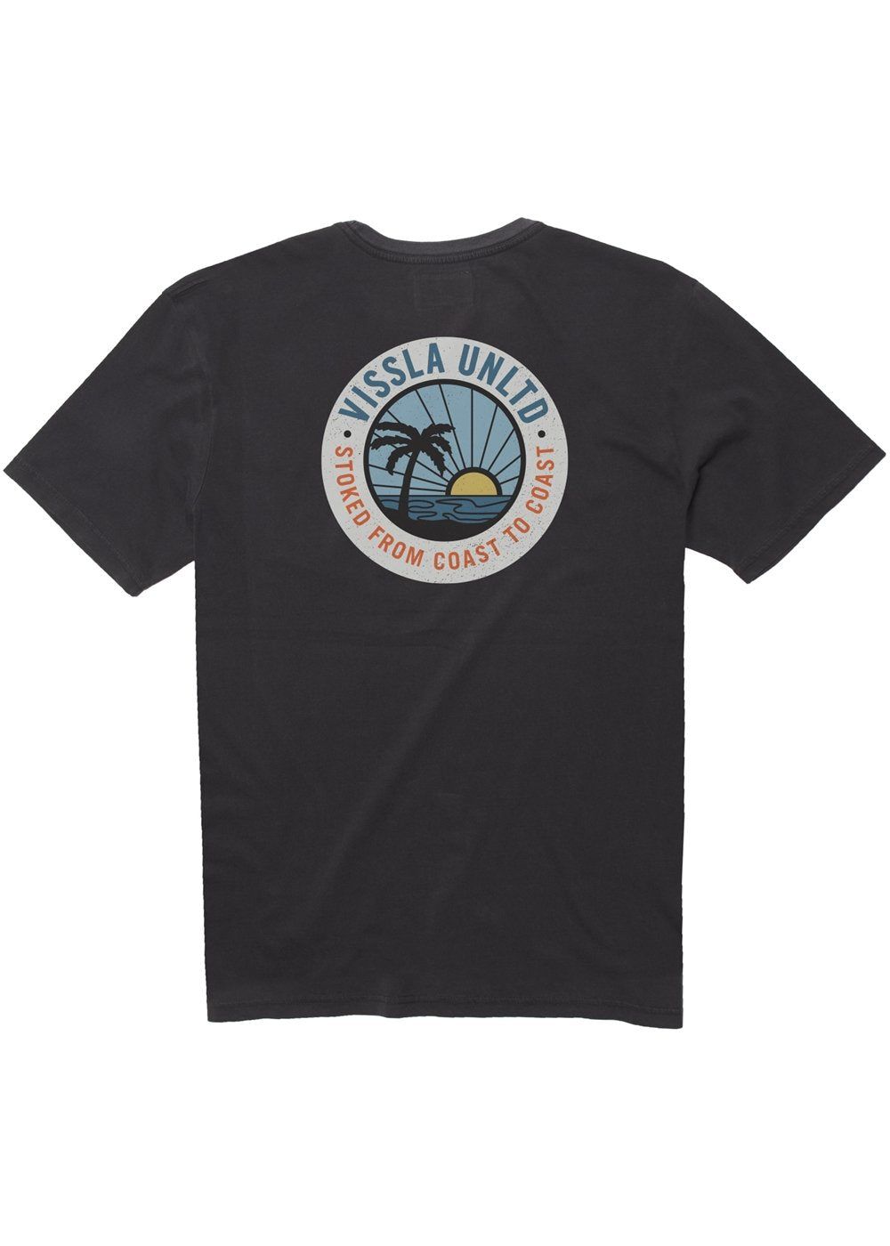 Sun Down Ss Pkt Tee sold by VISSLA