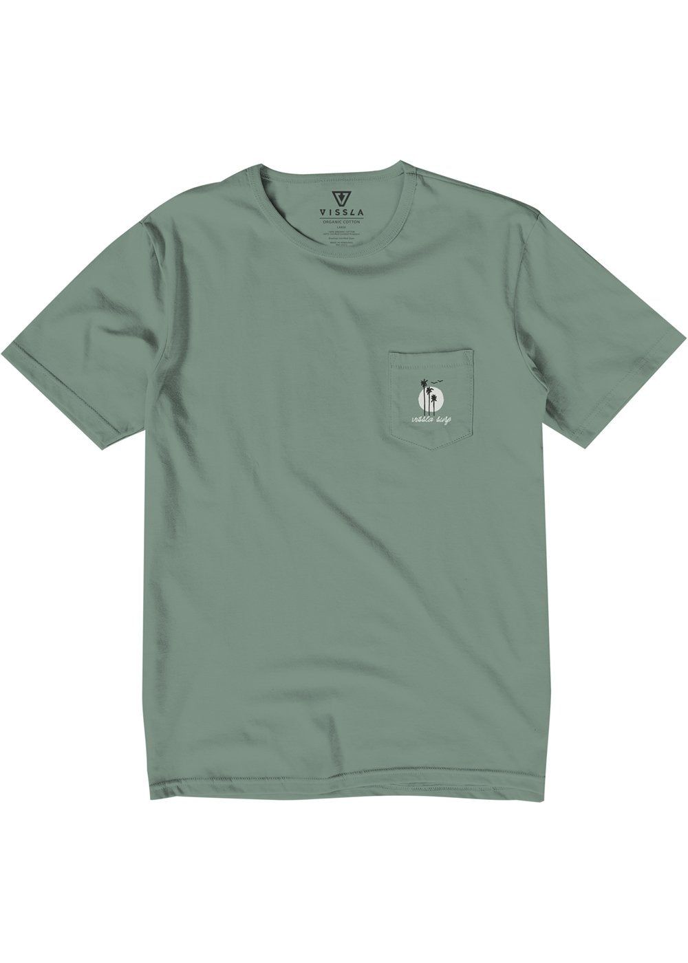 Out Front Organic Pkt Tee sold by VISSLA product image thumbnail 2