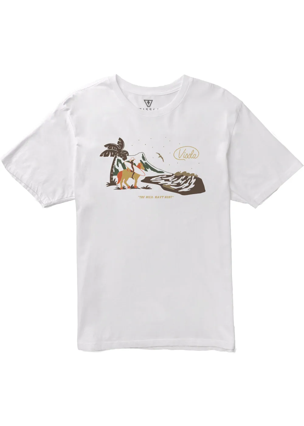 Soren Wavy West Organic Tee sold by VISSLA
