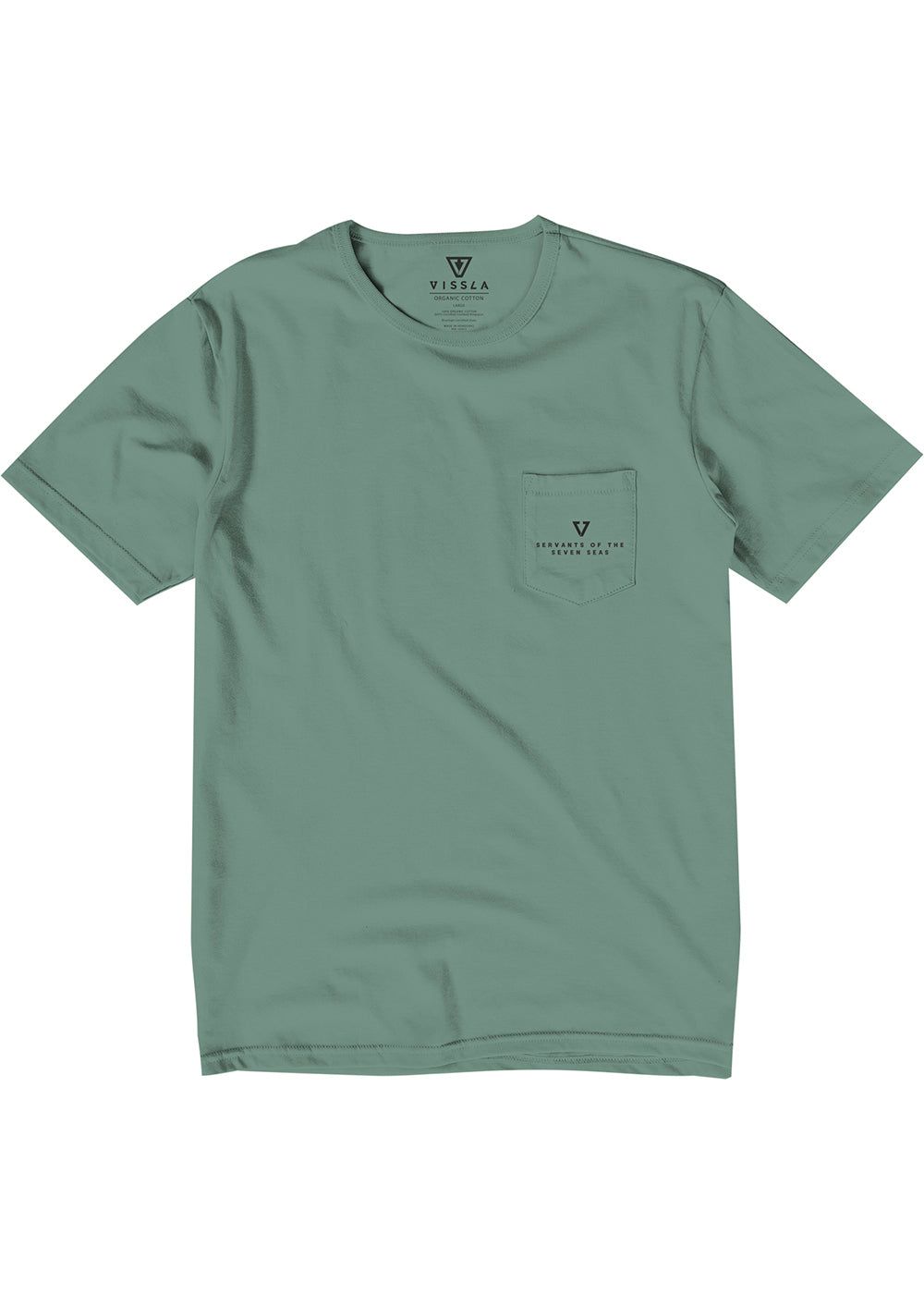 Elevation Organic Pkt Tee sold by VISSLA product image thumbnail 2