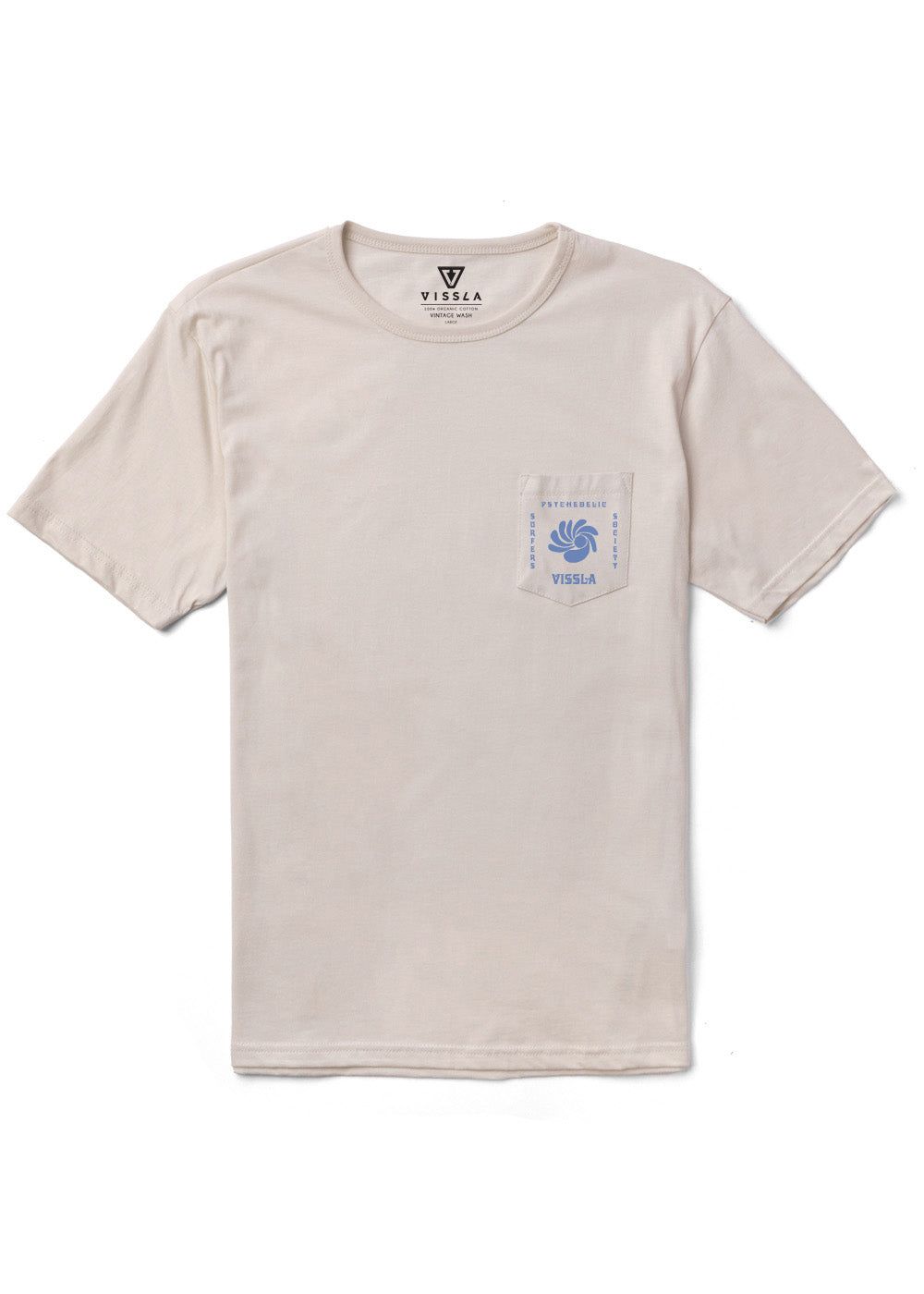 Tulum Town Organic Pkt Tee sold by VISSLA product image thumbnail 2