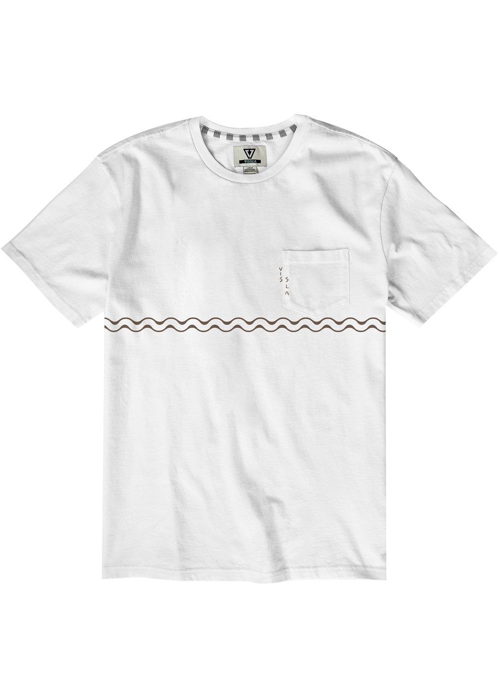 Undefined Lines Ss Pkt Tee sold by VISSLA