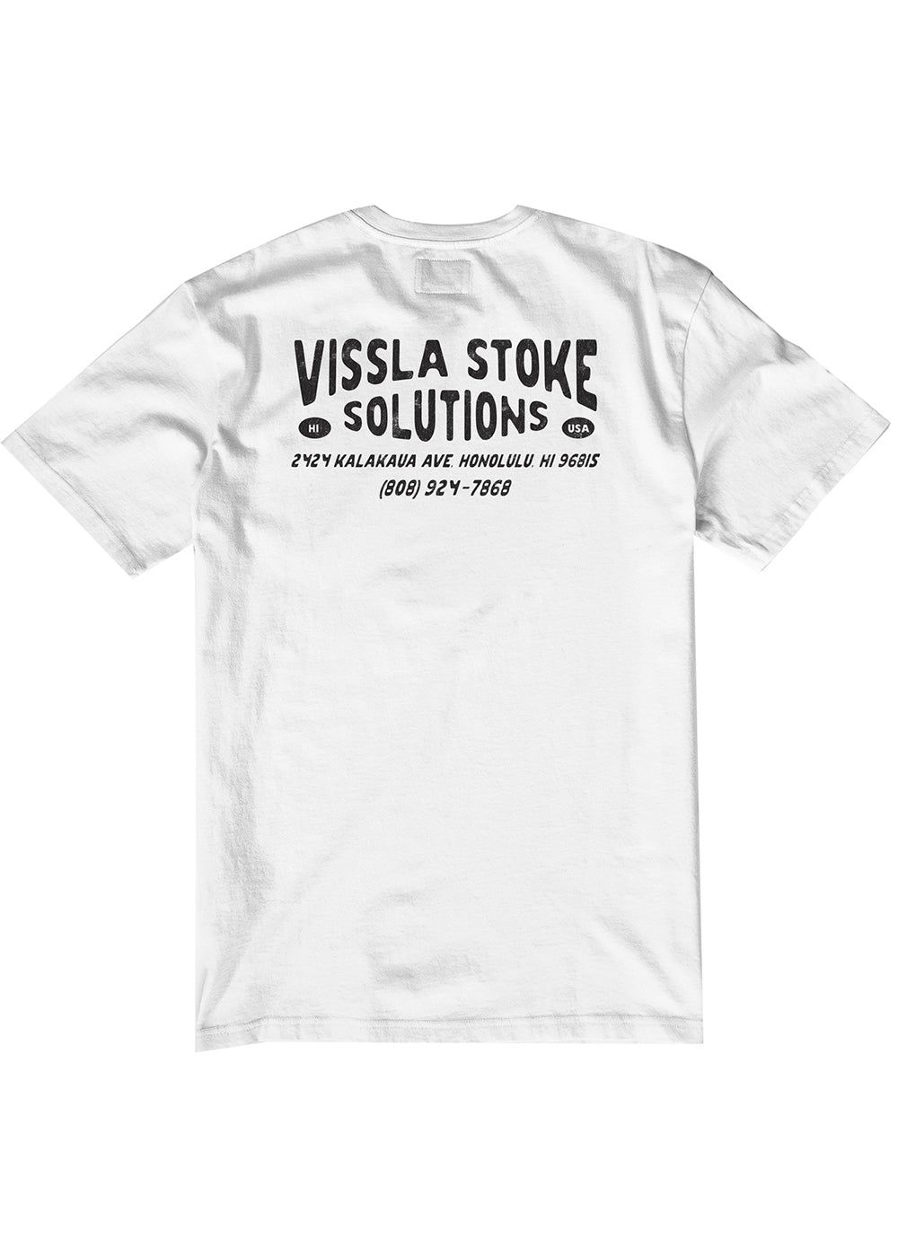 Stoke Solution Ss Pkt Tee sold by VISSLA