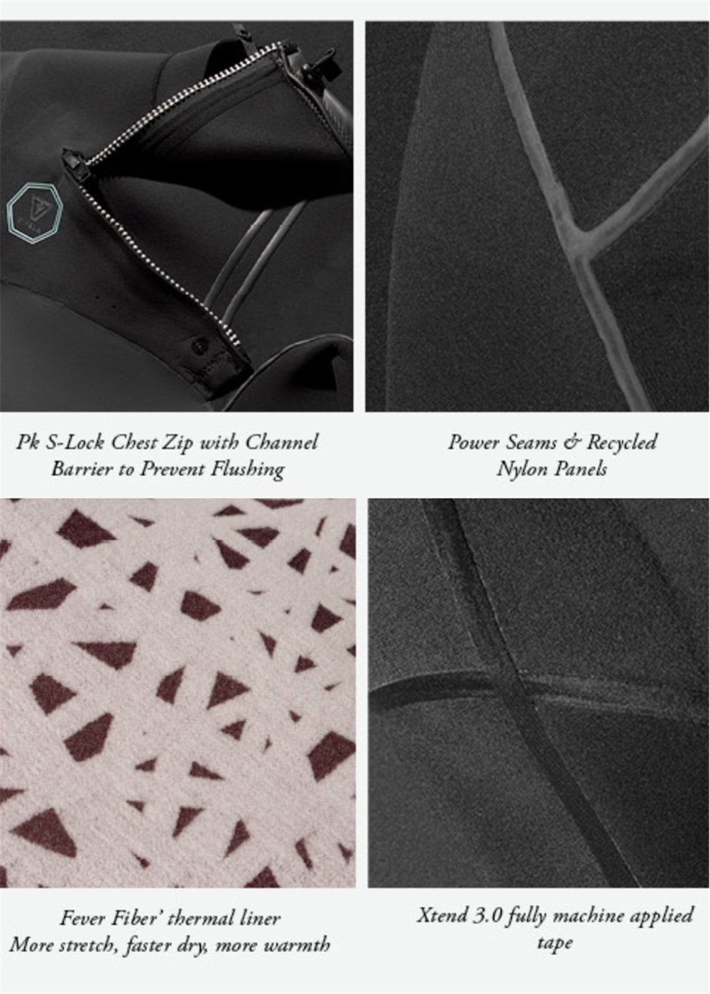 North Seas 4-3 Full Chest Zip Wetsuit sold by VISSLA product image thumbnail 5