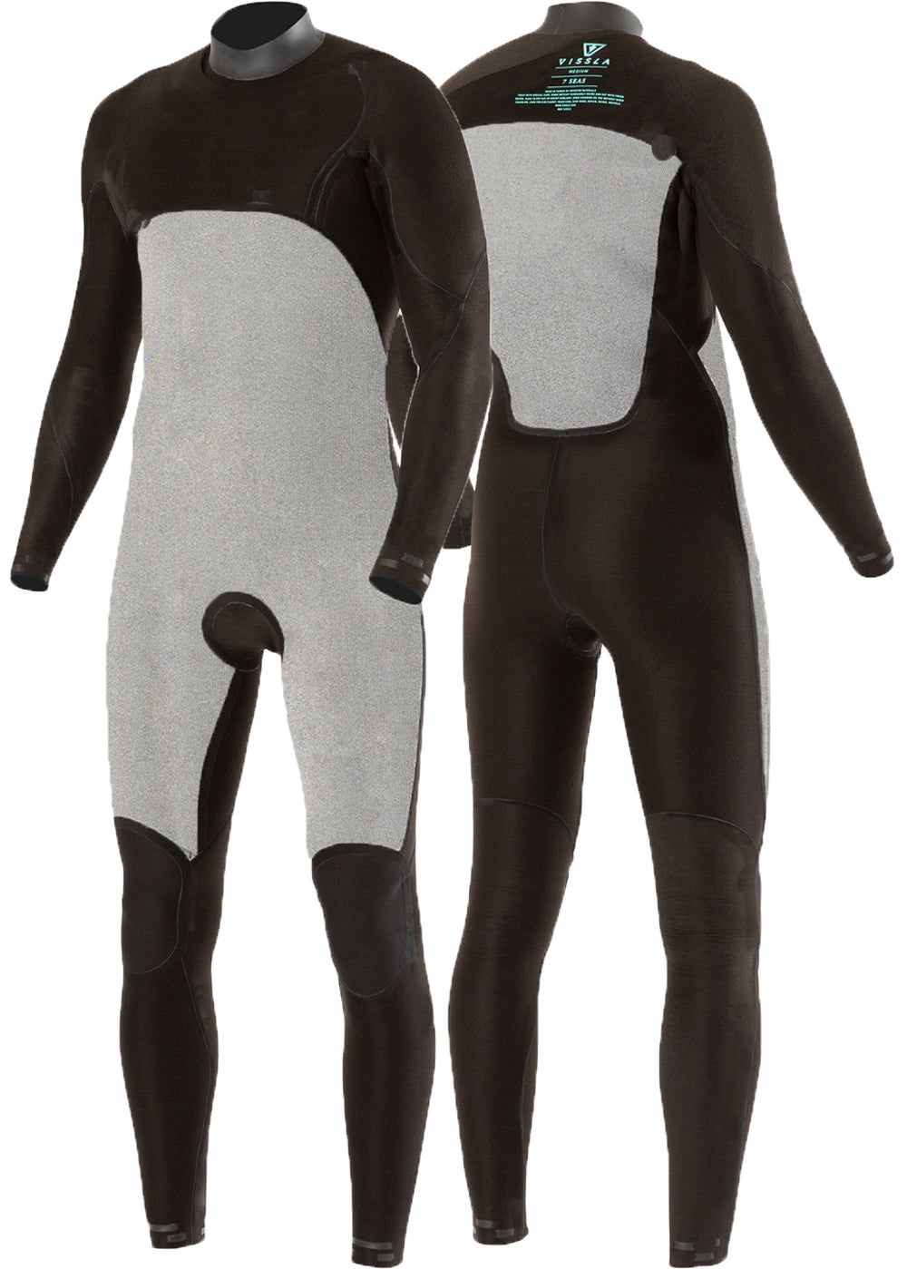 7 Seas Comp 3-2 Full Chest Zip Wetsuit sold by VISSLA product image thumbnail 3