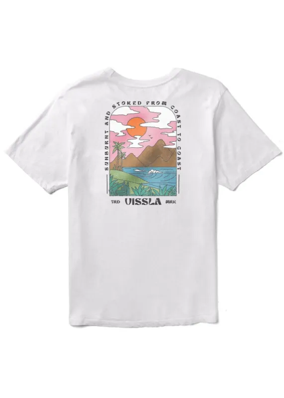 Sunburnt Coast Premium Pkt Tee made by VISSLA