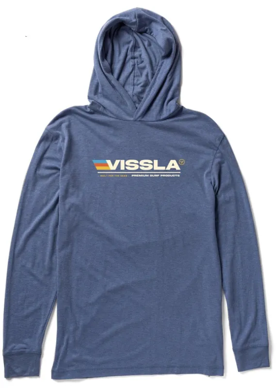 Built Comp Lite Eco Ls Hooded Performance Tee sold by VISSLA