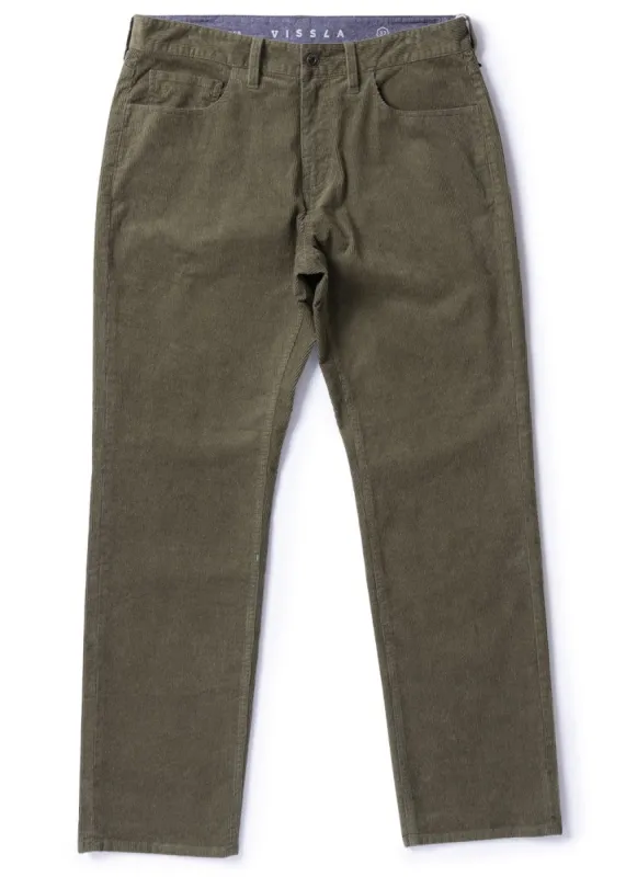 Border C Cord 5 Pocket Pant made by VISSLA
