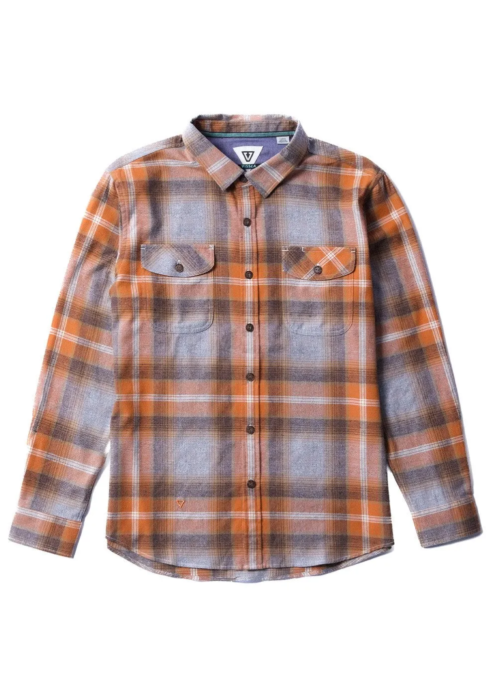 Central Coast Eco Boys Long Sleeve Flannel sold by VISSLA