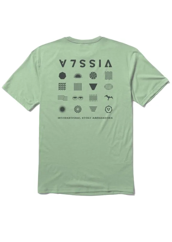 Glyphs Comp Lite Eco Performance Tee sold by VISSLA