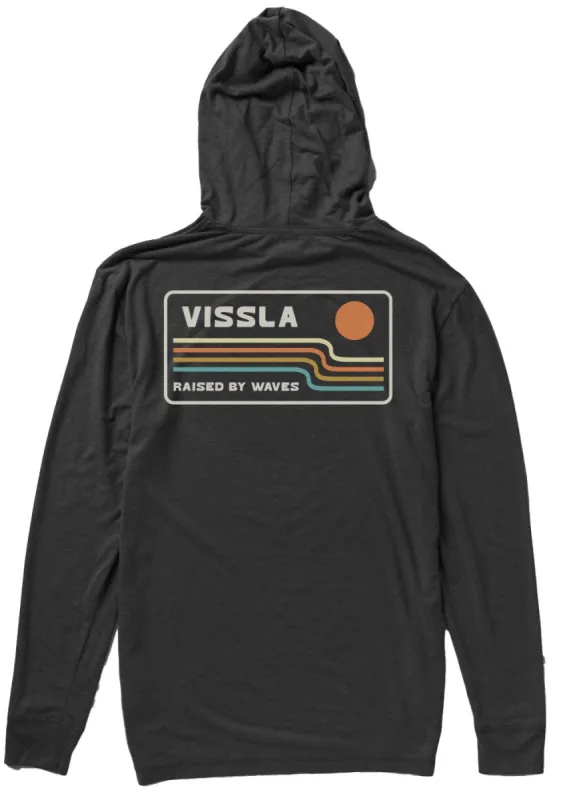 Wavelengths Comp Lite Eco Long Sleeve Hooded Performance Tee sold by VISSLA