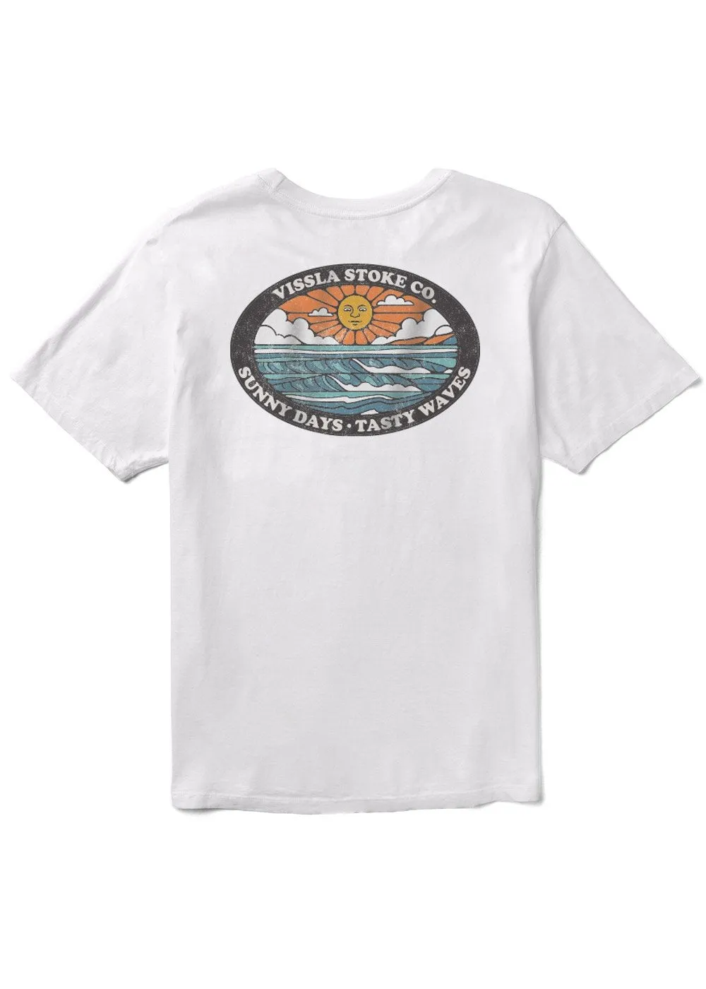 Tasty Waves Premium Organic Pkt Tee sold by VISSLA
