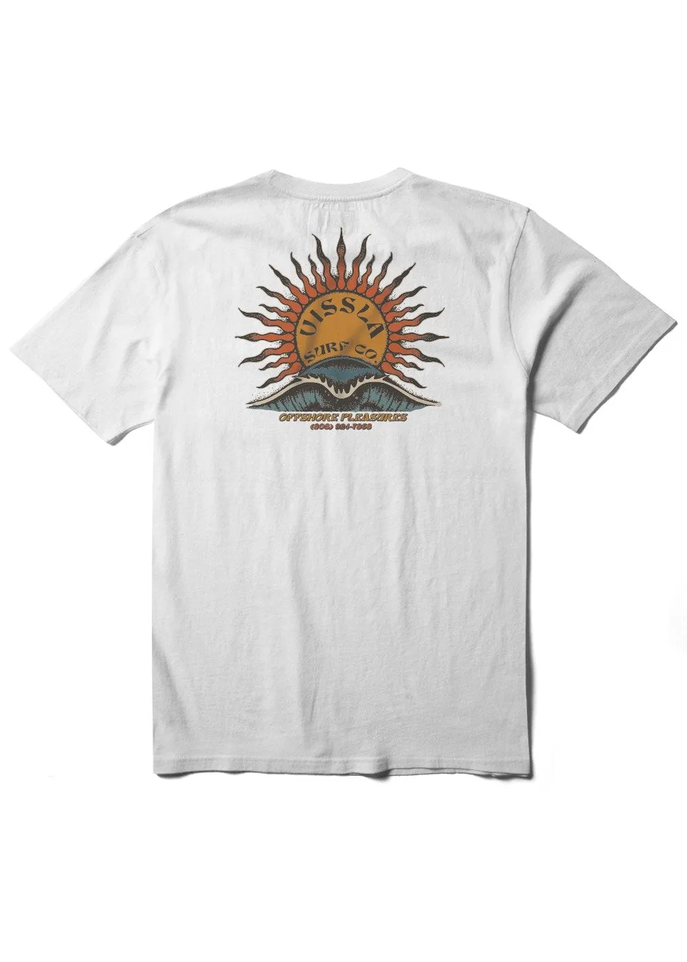 Solar Swells Ss Pkt Tee sold by VISSLA