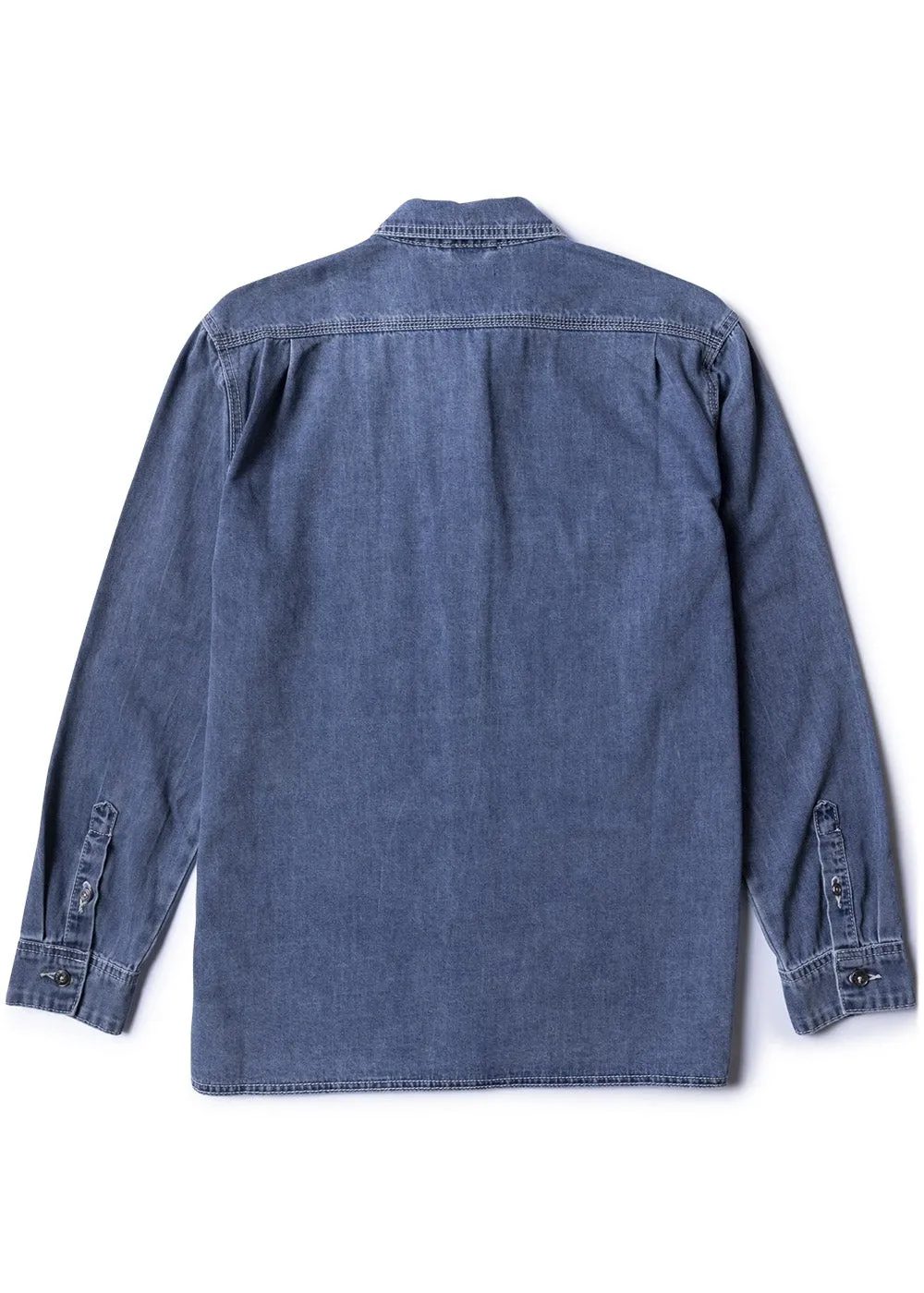 Creators Denim Long Sleeve Workshirt sold by VISSLA product image thumbnail 2